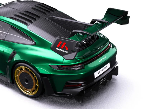 Porsche 911 GT3 RS 992 Manthey Kit 2025 3D Model