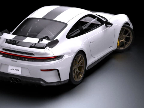 2025 Porsche 911 GT3 3D Model