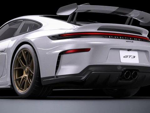 2025 Porsche 911 GT3 3D Model