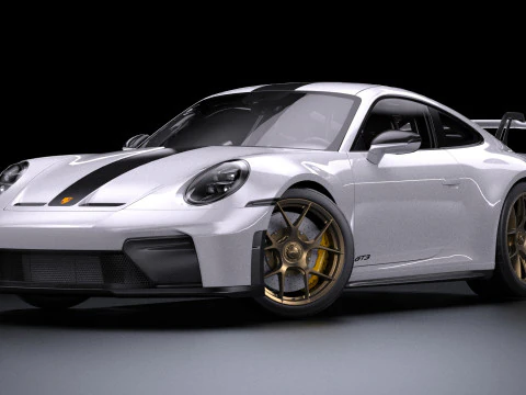 2025 Porsche 911 GT3 3D Model