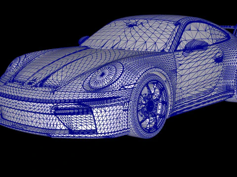 2025 Porsche 911 GT3 3D Model