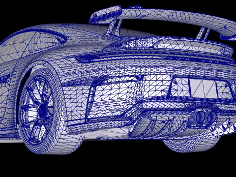 2025 Porsche 911 GT3 3D Model