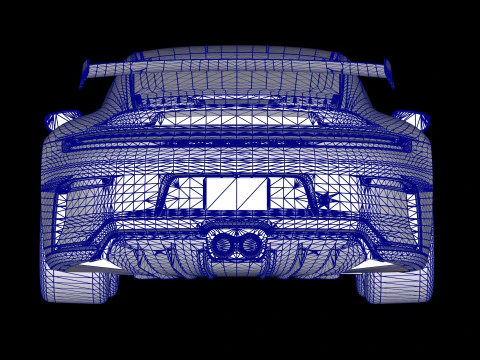 2025 Porsche 911 GT3 3D Model