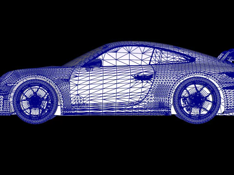 2025 Porsche 911 GT3 3D Model