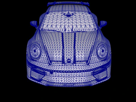 2025 Porsche 911 GT3 3D Model