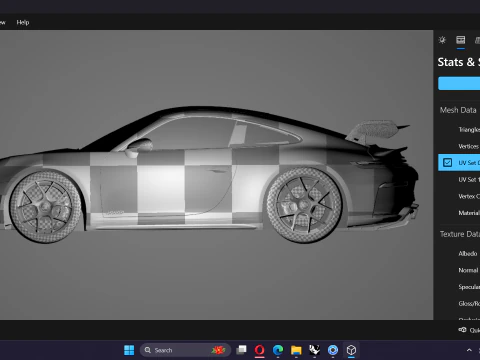 2025 Porsche 911 GT3 3D Model