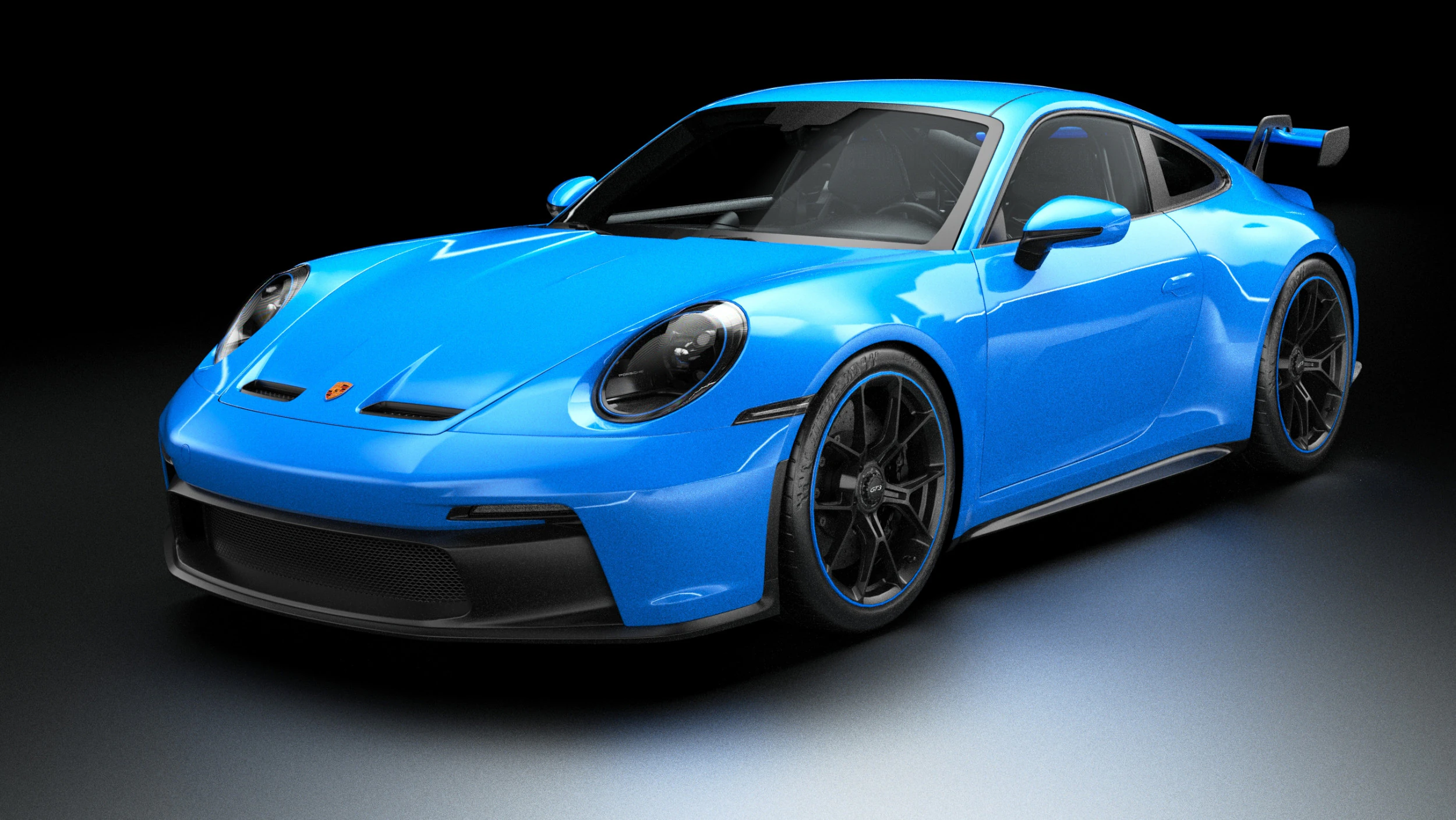 Porsche 911 GT3 992 2023 3D Model .c4d .max .obj .3ds .fbx .stl .blend 