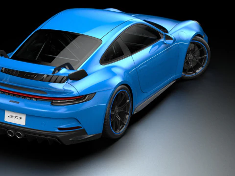 Porsche 911 GT3 992 2023 3D Model