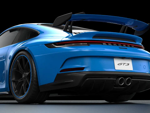 Porsche 911 GT3 992 2023 3D Model