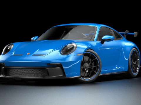 Porsche 911 GT3 992 2023 3D Model