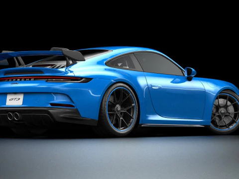 Porsche 911 GT3 992 2023 3D Model