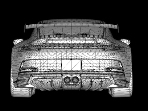 Porsche 911 GT3 992 2023 3D Model