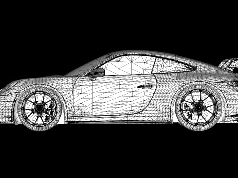Porsche 911 GT3 992 2023 3D Model