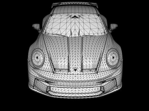 Porsche 911 GT3 992 2023 3D Model