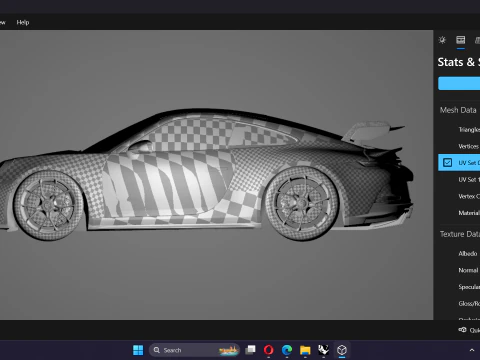 Porsche 911 GT3 992 2023 3D Model