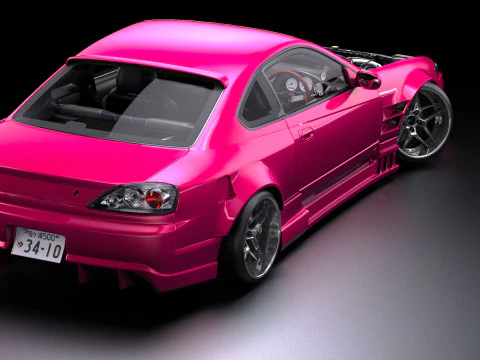 Nissan Silvia S15 BN Sports Drift Spec 3D Model