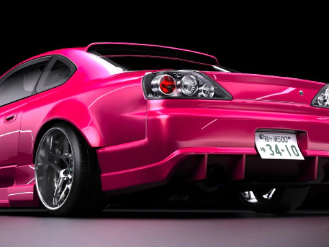 Nissan Silvia S15 BN Sports Drift Spec 3D Model