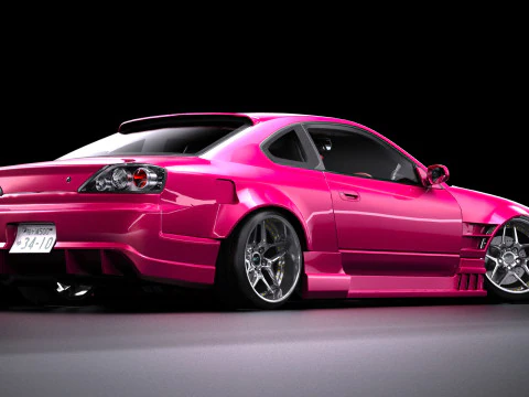 Nissan Silvia S15 BN Sports Drift Spec 3D Model