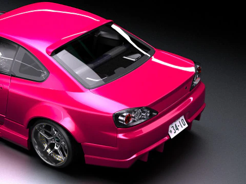 Nissan Silvia S15 BN Sports Drift Spec 3D Model