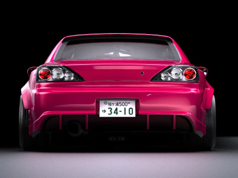 Nissan Silvia S15 BN Sports Drift Spec 3D Model