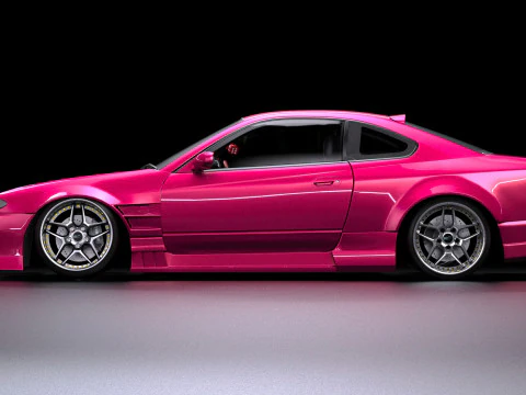 Nissan Silvia S15 BN Sports Drift Spec 3D Model