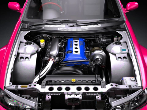 Nissan Silvia S15 BN Sports Drift Spec 3D Model