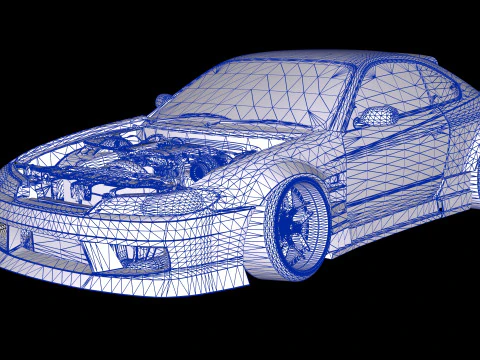 Nissan Silvia S15 BN Sports Drift Spec 3D Model