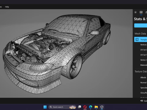 Nissan Silvia S15 BN Sports Drift Spec 3D Model