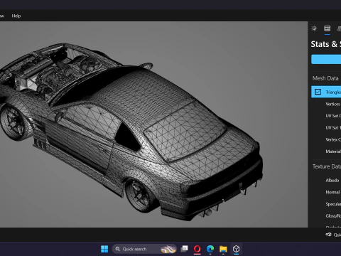 Nissan Silvia S15 BN Sports Drift Spec 3D Model