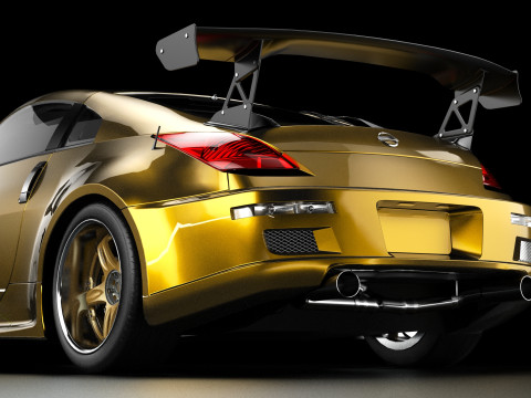 Morimoto Top Secret Nissan Fairlady 350Z Modello 3D