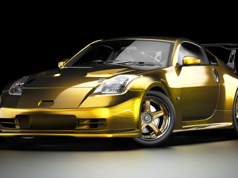 Morimoto Top Secret Nissan Fairlady 350Z Modello 3D