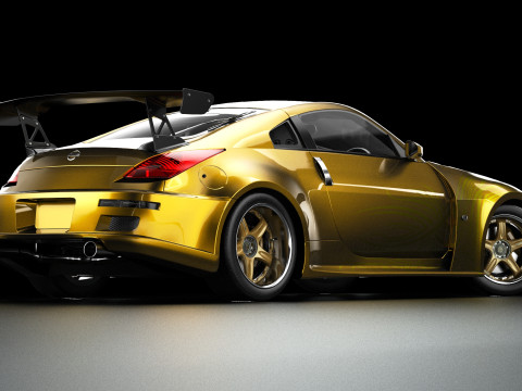Morimoto Top Secret Nissan Fairlady 350Z Modello 3D