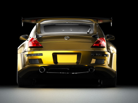 Morimoto Top Secret Nissan Fairlady 350Z Modello 3D