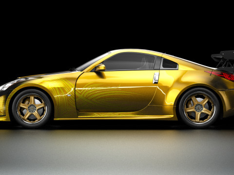 Morimoto Top Secret Nissan Fairlady 350Z Modello 3D