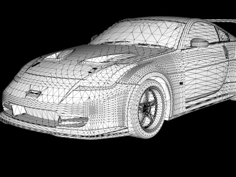 Morimoto Top Secret Nissan Fairlady 350Z Modello 3D