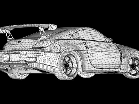 Morimoto Top Secret Nissan Fairlady 350Z Modello 3D