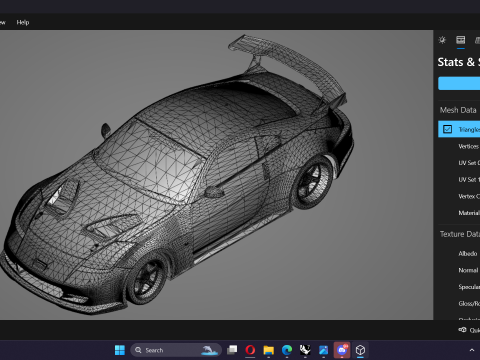 Morimoto Top Secret Nissan Fairlady 350Z Modello 3D