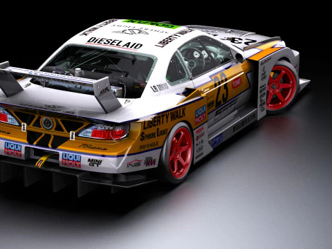 Liberty Walk Super Silhouette Nissan Silvia S15 3D Model