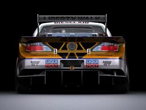 Liberty Walk Super Silhouette Nissan Silvia S15 3D Model