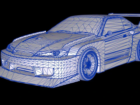 Liberty Walk Super Silhouette Nissan Silvia S15 3D Model