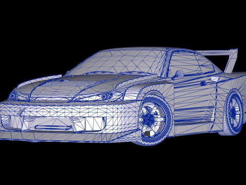 Liberty Walk Super Silhouette Nissan Silvia S15 3D Model