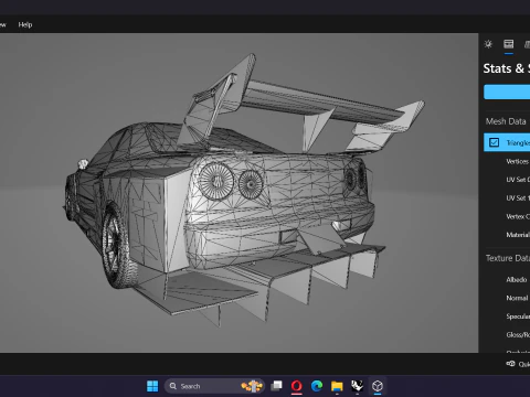 Liberty Walk Super Silhouette Nissan R34 Skyline 3D Model
