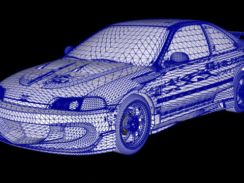 The Fast and the Furious Danny Yamatos Honda Civic EJ 3D Model