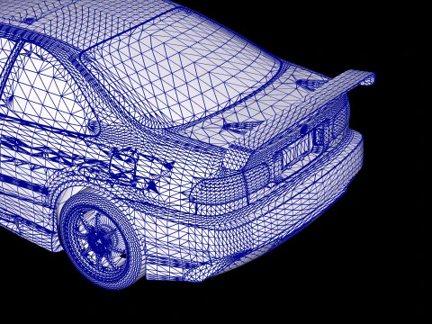 The Fast and the Furious Danny Yamatos Honda Civic EJ 3D Model