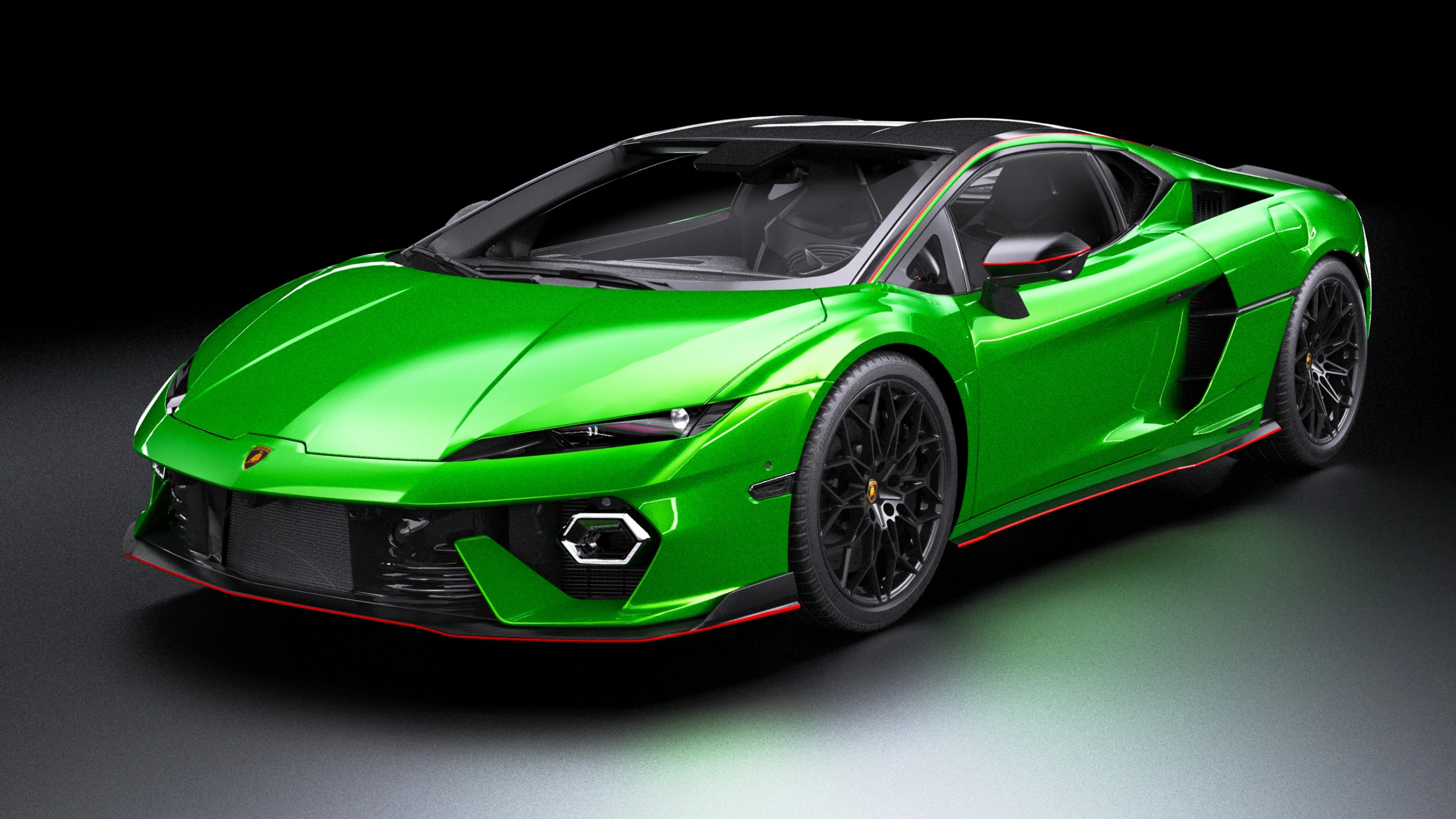 Lambo rghini Temerario 2025 3D Model .c4d .max .obj .3ds .fbx .stl .blend 