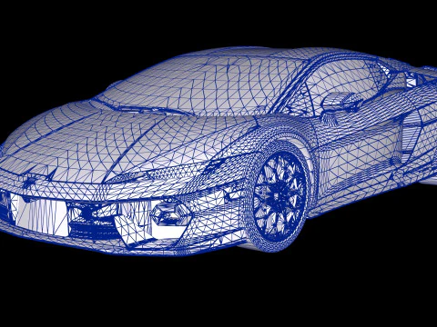 Lambo rghini Temerario 2025 3D Model