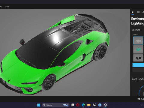 Lambo rghini Temerario 2025 3D Model