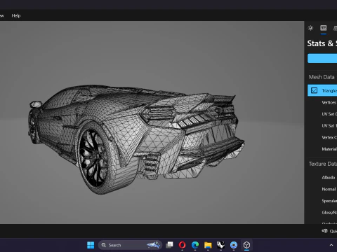 Lambo rghini Temerario 2025 3D Model