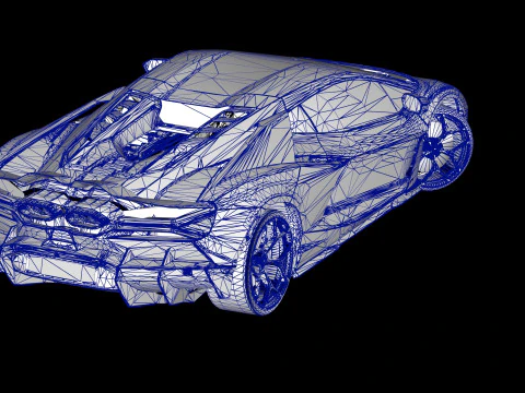 Lambo rghini Revuelto 2023 3D Model