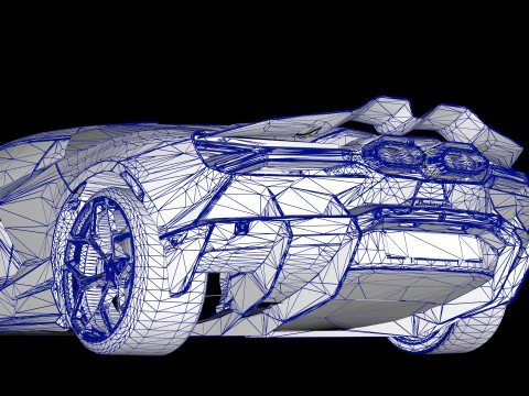 Lambo rghini Revuelto 2023 3D Model